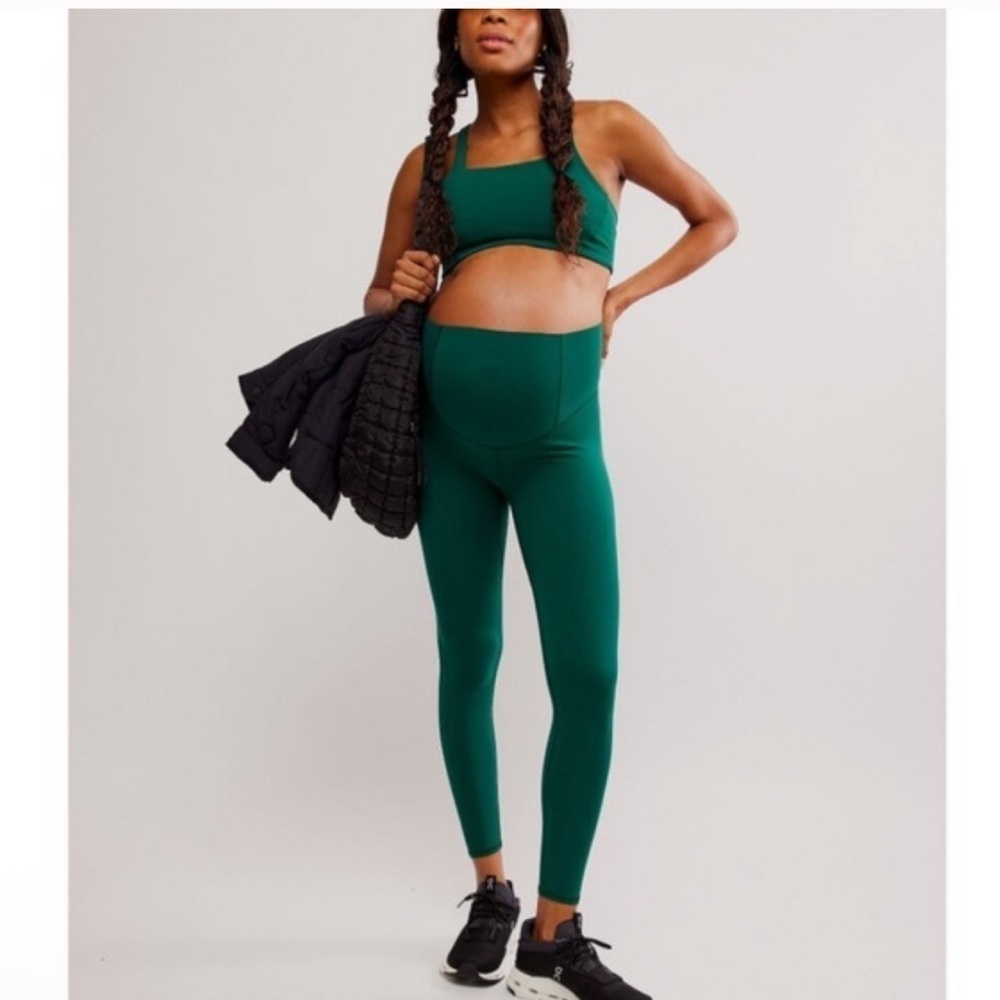 NWT Free People Movement x Hatch Never Better Leggings Garden Green, Size XL
